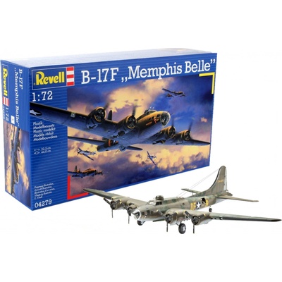 Revell Plastic ModelKit letadlo 04279 B-17FMemphis Belle 1:72