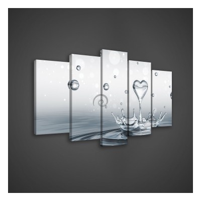 Obraz na plátne viacdielny - OB3603 - Srdce 100cm x 60cm - S17