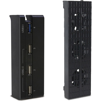 DOBE TP4-896 Cooling Fan & USB hub Kit PlayStation 4 Slim – Hledejceny.cz