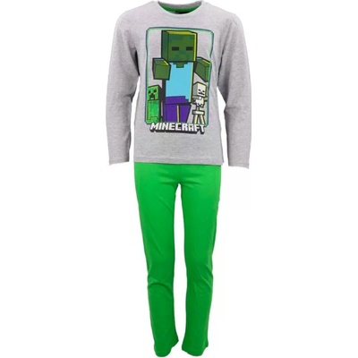 Minecraft pyžamo Zombie šedé