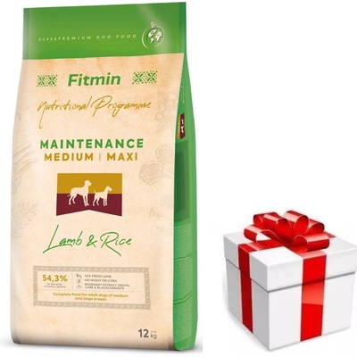 Fitmin Dog Medium maxi lamb & rice 12 kg