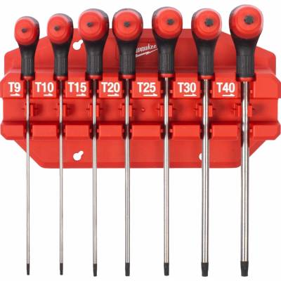 Milwaukee T-TORX klíčů T9-T40 7-dílná 4932498690