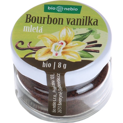 Bio nebio Bio Bourbon vanilka mletá 8 g