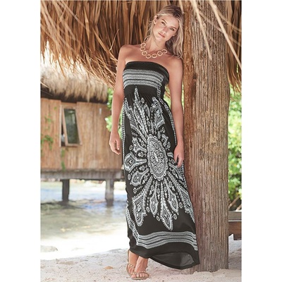 Dámské plážové šaty dlouhé černé – Hledejceny.cz
