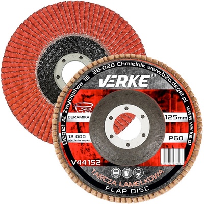 Verke Kotúč lamelový 125 mm P60 V44152