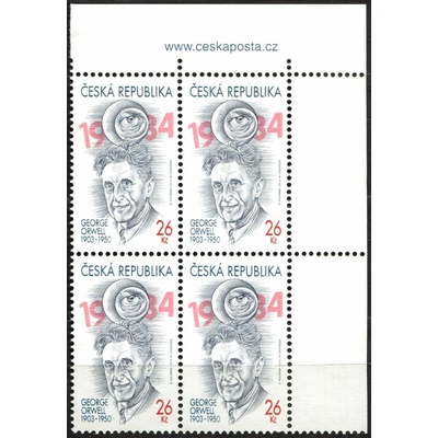 Česká pošta (2013) č. 760 ** - Česká republika - 4-bl - Osobnosti George Orwell