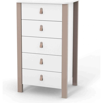 Gekko Kids dětská komoda Zukko 600 cappuccino / bílá
