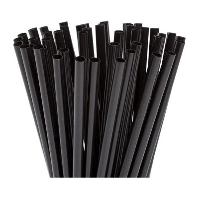 Probal Slámky Jumbo černé znovu použitelné 250 x 8 mm 150 ks