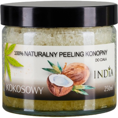 India přírodní peeling konopný kokosový peeling 250 ml