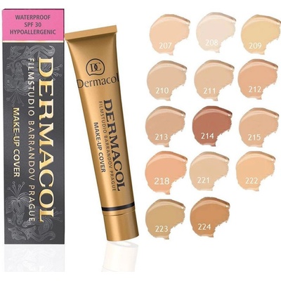 Dermacol voděodolný extrémně krycí make-up 222 30 g
