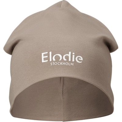 Elodie Datails bavlněná čepice Logo Tender Taupe