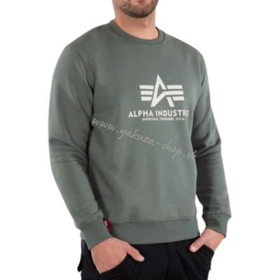 Alpha Industries Basic Sweater vintage green