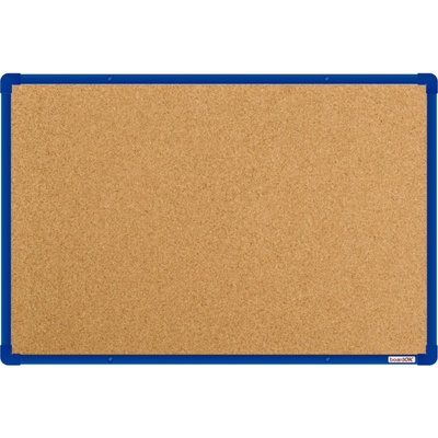 VMS VISION Korková nástěnka boardOK s modrým rámem 600 x 900