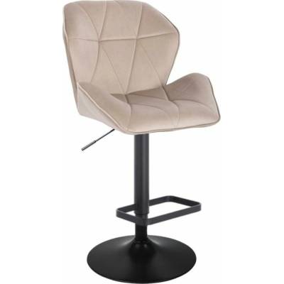 LuxuryForm Design Milano Max Velur na čiernom tanieri / latte