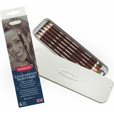 Derwent Colorsoft Skintone 2300217 Crayons 6 kusov