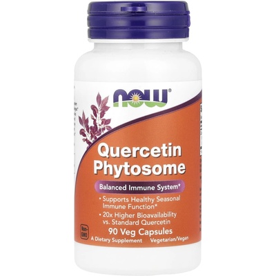 Now Foods Quercetin Phytosome 90 veg kapslí