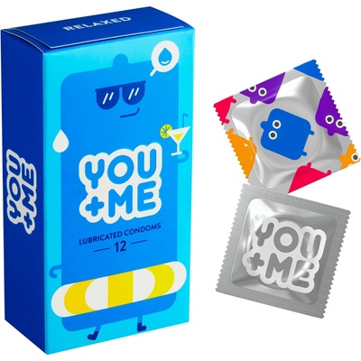 You Me Romeo kondomy se zvýšenou dávkou lubrikace 12 ks