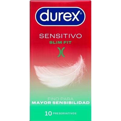 Durex Sensitive Slim Fit 10 ks