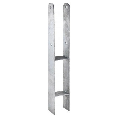 H-kotva na stĺpik 91x60x600 mm