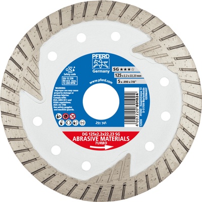 Pferd diamantový rezací kotúč 125 x 2,2 x 22,23 mm 68000022