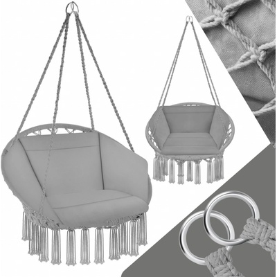tectake 403204 Grazia šedá ocel