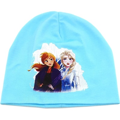 Setino Dievčenská bavlnená čiapka Frozen modrá