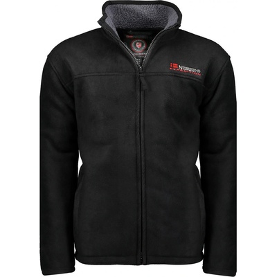 GEOGRAPHICAL Norway mikina Fleece USINE MEN s kožíškem černá