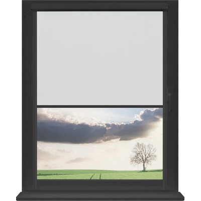 Dekodum Zatemňovací roleta v antracitové kazetě, White 129 x 150 cm