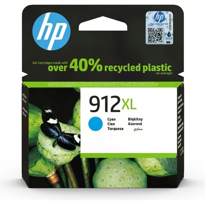 HP 912XL originální inkoustová kazeta azurová 3YL81AE