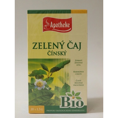 Apotheke BIO Zelený čaj 20 x 1,5 g