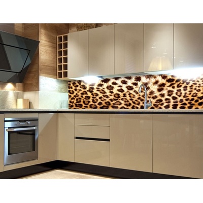 Dimex KI260-069 Samolepící fototapeta do kuchyně Leopard Skin rozměry 260 x 60 cm