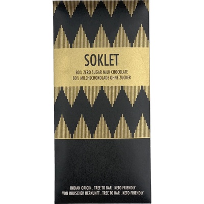Soklet 80% mléčná bez cukru 50 g