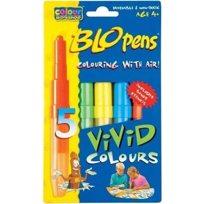 Centropen Foukací fixy na papír 5 ks "Vivid" 1500/5 sada COOL