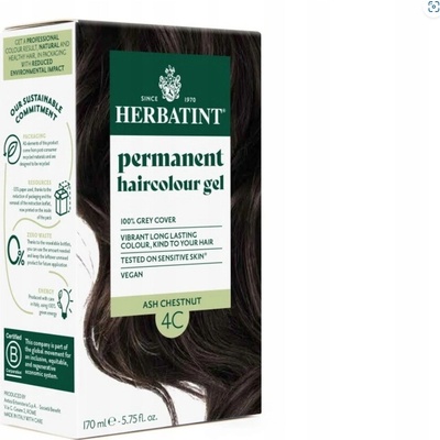 Herbatint permanentní barva na vlasy popelavý kaštan 4C 150 ml