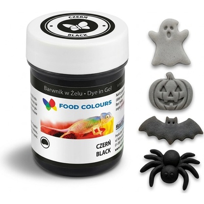 Food Colours Gelová barva Černá 35 g – Hledejceny.cz