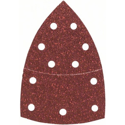 BOSCH 10dílná sada brusných papíru pro multibrusky, 102 x 62/93mm 2609256A61