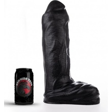 Rawhide Toys Vega XL čierne prémiové silikónové dildo s Vac-U-Lock 35 x 8,6–9,5 cm