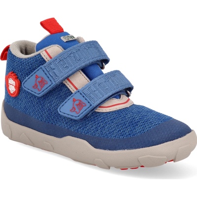Affenzahn dětské barefoot kotníkové boty Low Boot Knit Happy Whale