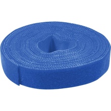 OEM Value Stahovací páska 10mm suchý zip 25m modrá 25.99.5254