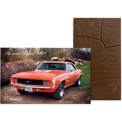 Čokoládovna Troubelice mléčná 51% Chevrolet Camaro 1969, 45 g