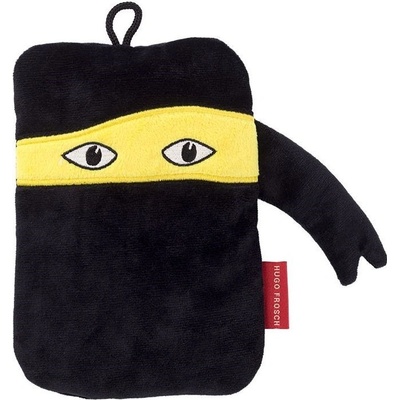 HUGO-FROSCH Dětský termofor Hugo Frosch Classic MINI s motivem ninja - velurový