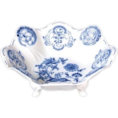 Český porcelán Dubí Cibulák mísa Aida prořezávaná 10680 32 cm