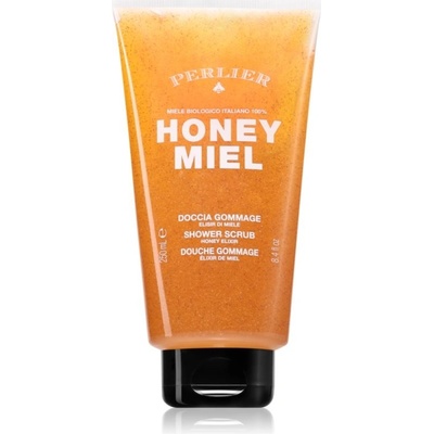 Perlier tělový sprchový peeling pro citlivou pokožku honey miel 250 ml