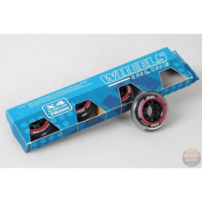 Witeblaze 90 mm 82A transparent/red 2024 4 ks