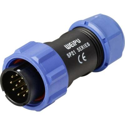 Weipu SP2110 / P 12 II priemyselný kruhový konektor, 1 ks