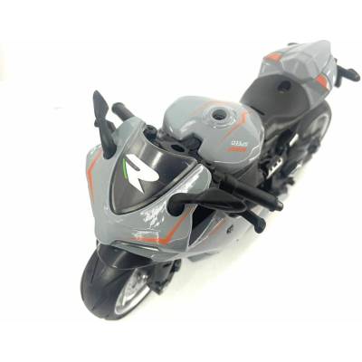 Alltoys Motorka 131 šedo-oranžová 1:14