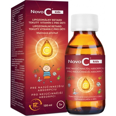 Novo C Kids lipozomální tekutý vitamín C 1 r+ 120 ml