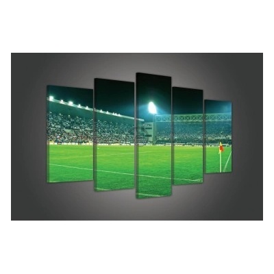 Obraz na plátne viacdielny - OB3394 - Futbalový štadión 100cm x 60cm - S17