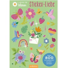 I Love to Bloom - Sticker-Liebe