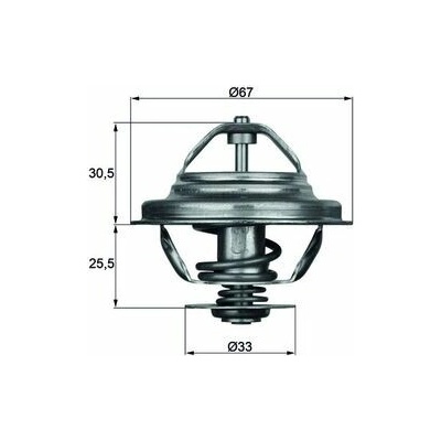 MAHLE ORIGINAL Termostat, chladivo TX2780D